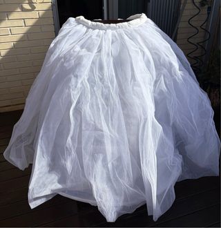 Cancán fallera blanco