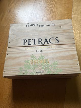 Cassetta per vino in legno