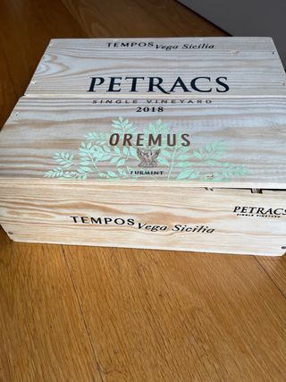 Cassetta per vino in legno