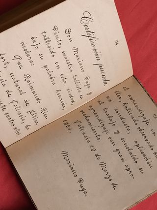 LIBRO ANTIGUO LECTURA ESCOLAR INFANTIL 1901