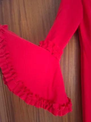 Traje de flamenca rojo