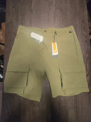 Timberland Pantaloncini Cargo Verde Militare W36