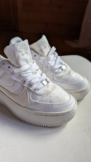 Zapatillas Nike Air Force 1 Blancas con plataforma