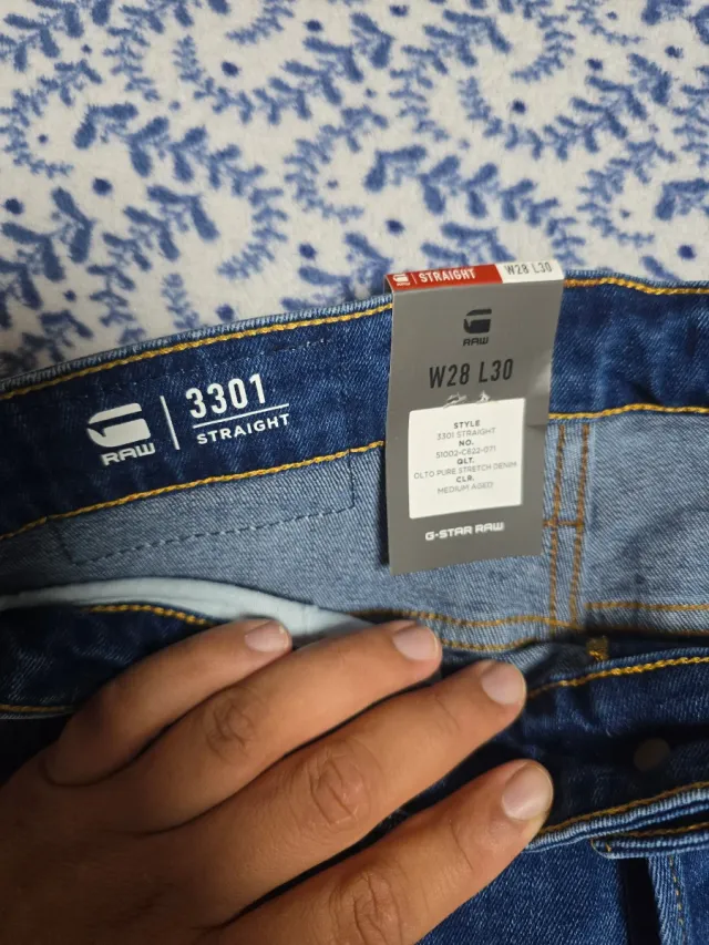 Jeans G-Star RAW 3301 Straight W28 L30