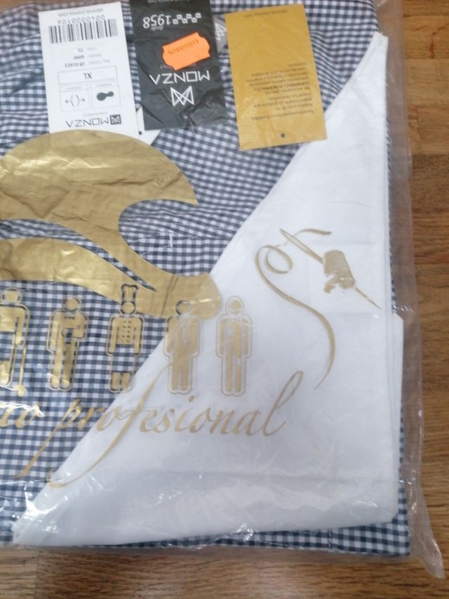 PANTALÓN DE COCINA NUEVO TALLA XL + REGALO