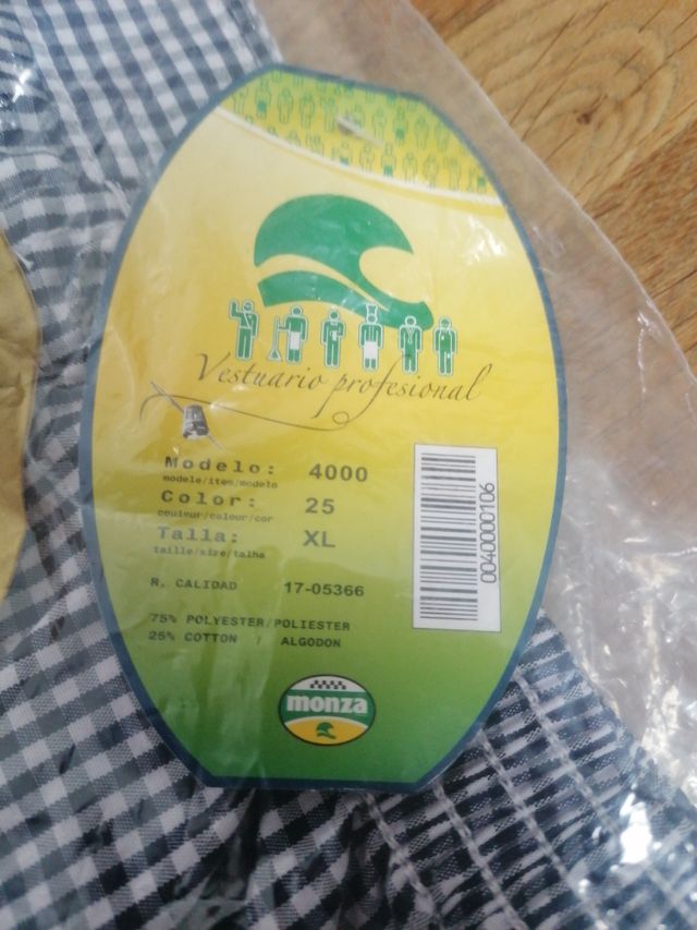 PANTALÓN DE COCINA NUEVO TALLA XL + REGALO