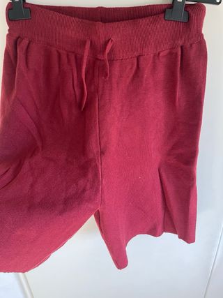 Pantaloncino lanetta bordeaux