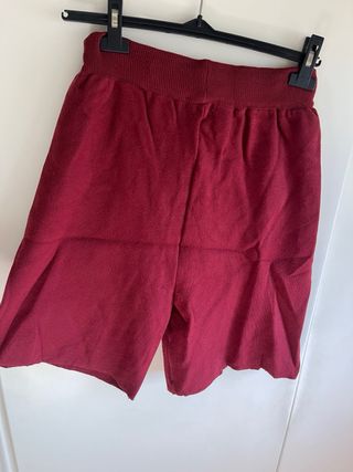 Pantaloncino lanetta bordeaux