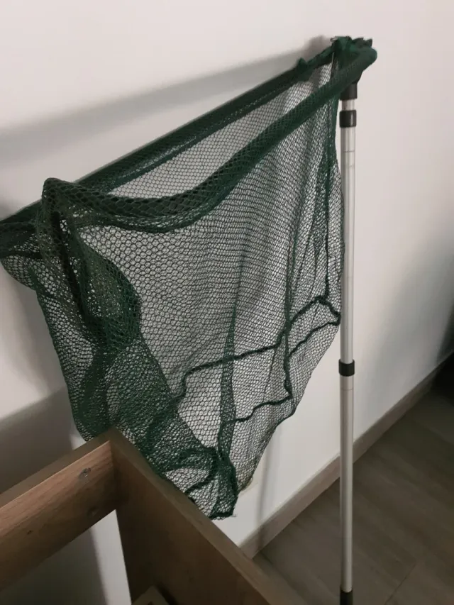 Red de pesca con mango extensible