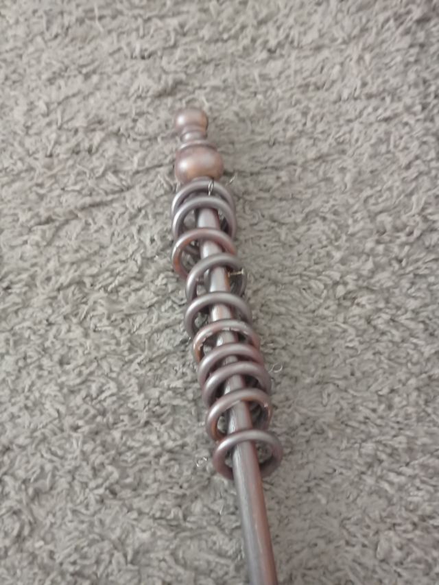 Barra cortina madera envejecida 1'30