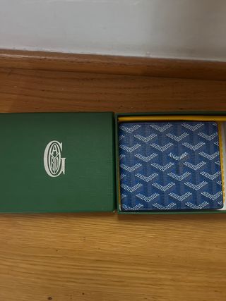 Portafoglio Goyard Blu Nuovo