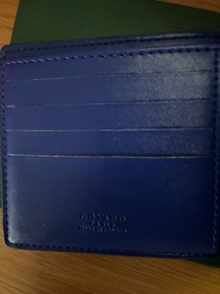 Portafoglio Goyard Blu Nuovo