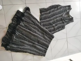 Completo donna nero e grigio