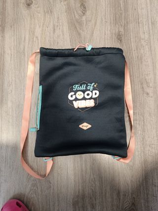 Bolsa-Mochila Mr Wonderful Negra y Rosa