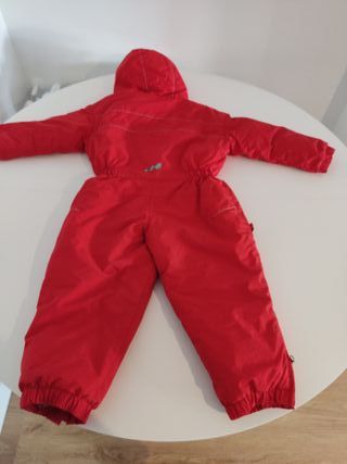 Mono de nieve rojo para nin@ de 4-5 años 