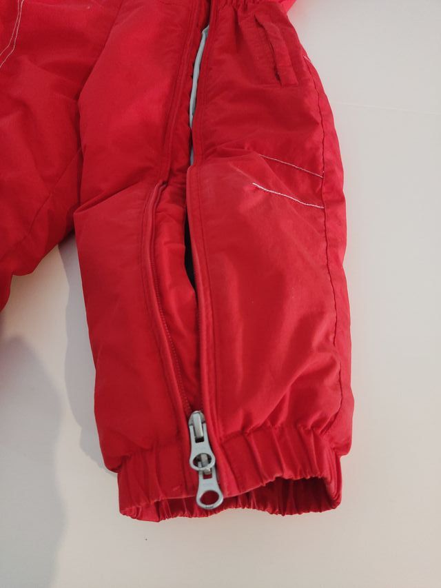 Mono de nieve rojo para nin@ de 4-5 años