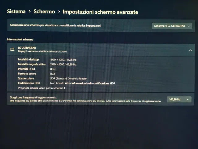 Monitor LG 24 144Hz 1ms Freesync Premium