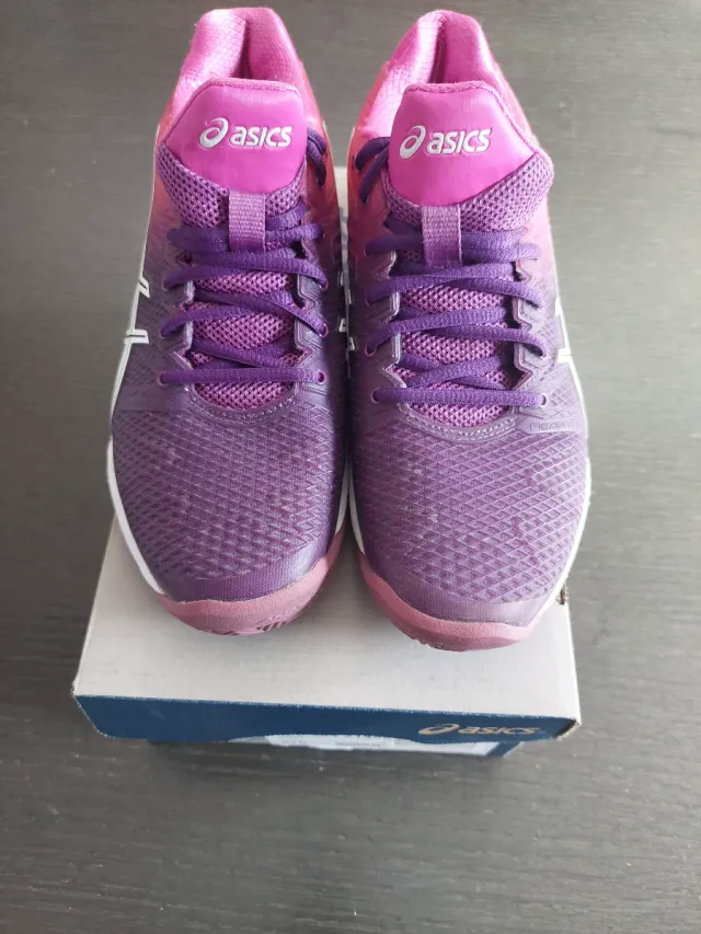 Zapatillas de pádel Asics Moradas Mujer