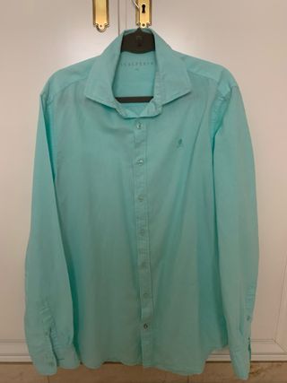 Camisa Scalpers Talla 40 Turquesa