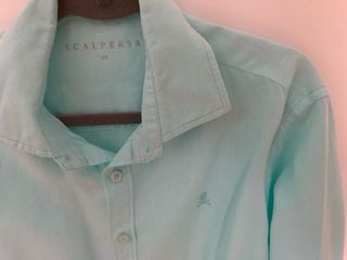 Camisa Scalpers Talla 40 Turquesa