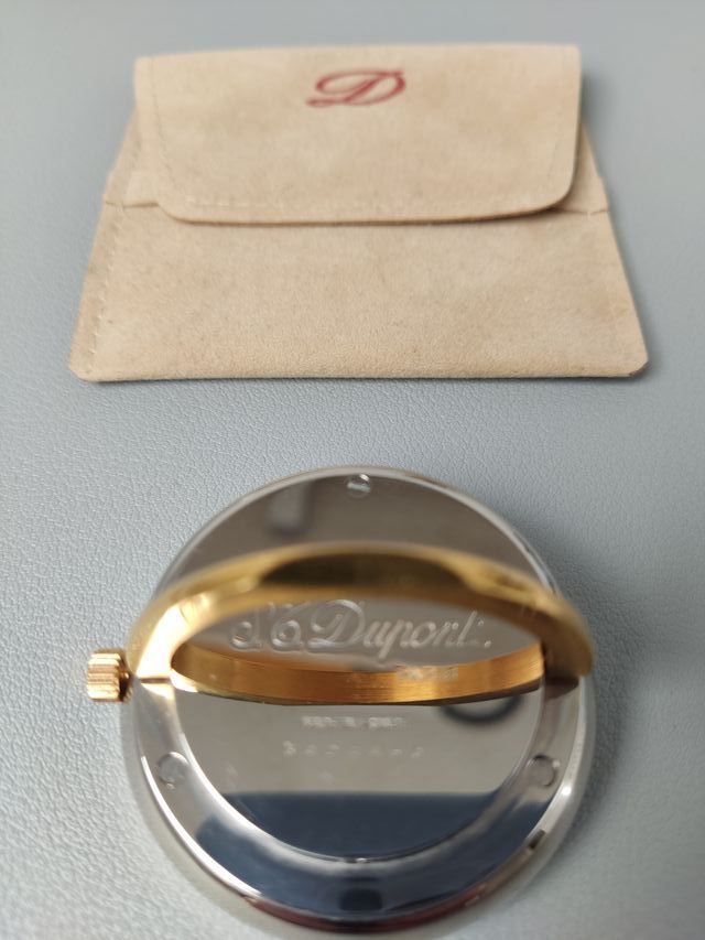 Despertador Dupont de Viaje Dorado