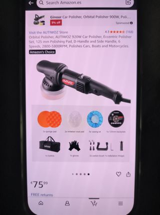 Pulidora Orbital AUTIWOZ 920W