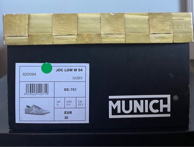 Zapatillas Munich Gris y Azul