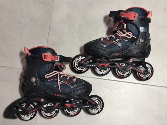 Pattini in linea regolabili da 32 a 35