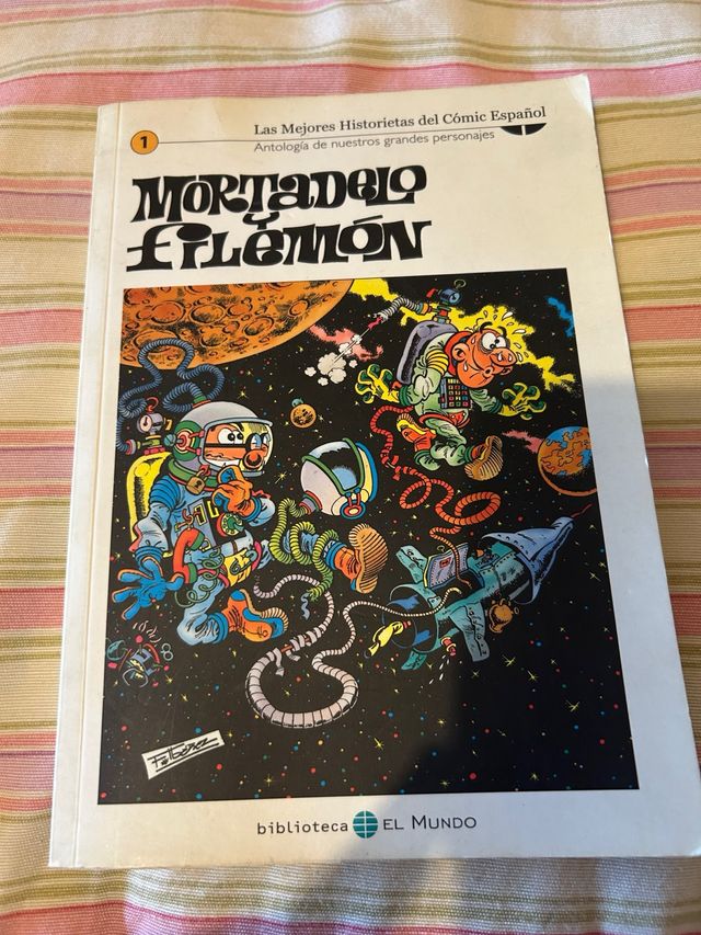 Cómic Mortadelo y Filemón, biblioteca El Mundo.