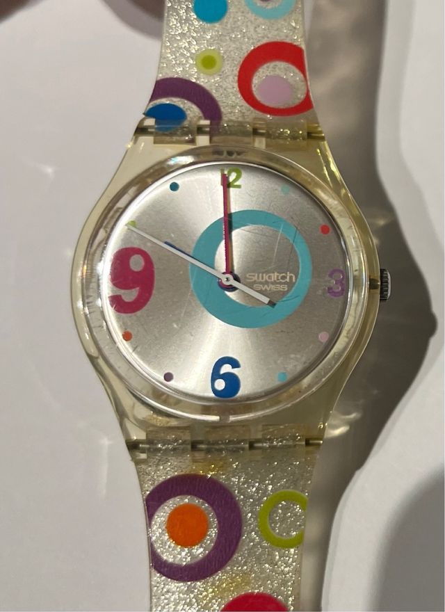 Swatch “Circus” multicolor GK367 (nuevo) 1999