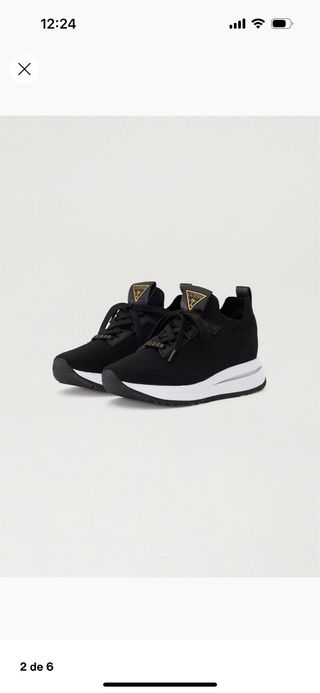 Zapatillas Guess Negras Doradas