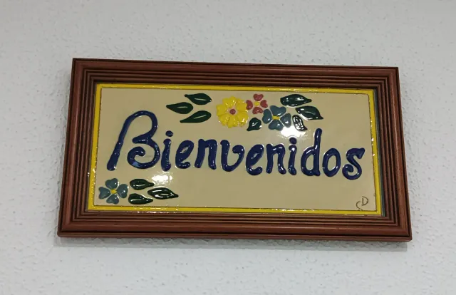 Cuadro azulejo BIENVENIDOS