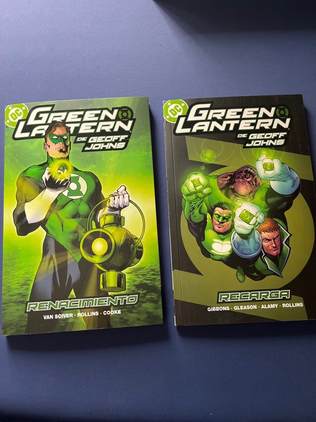 Los dos primeros tomos Green Lantern Geoff Johns