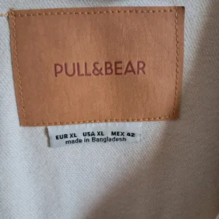 Giubbotto jeans Pull&Bear beige uomo XL