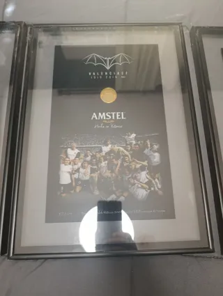 Último precio 3 Cuadros Valencia CF Coleccionismo