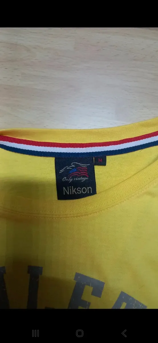 Maglietta gialla, taglia M, Athletic Dept. Nikson