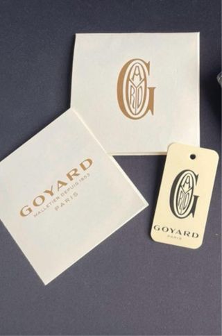 Cartera Goyard Verde y Beige