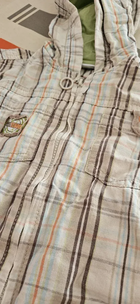 Cazadora cuadros unisex