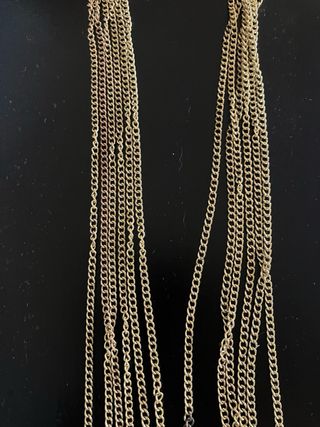 Pendientes largos dorados PARFOIS