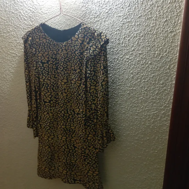 Vestido Zara estampado leopardo