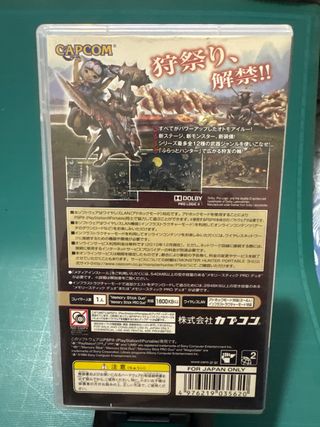 Terza PSP giapponese di Monster Hunter Portable