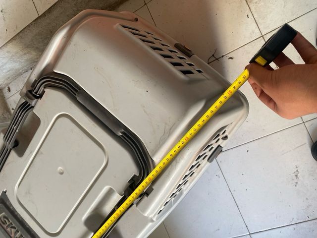 Transportín Perro Grande Negro y Gris