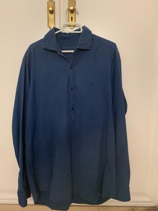 Camisa Scalpers azul talla 41