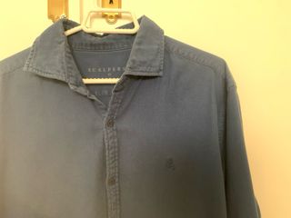 Camisa Scalpers azul talla 41