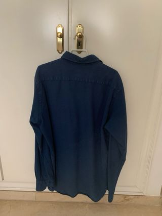 Camisa Scalpers azul talla 41