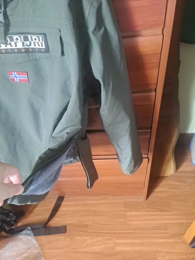 Chamarra Napapijri Talla 12 Verde