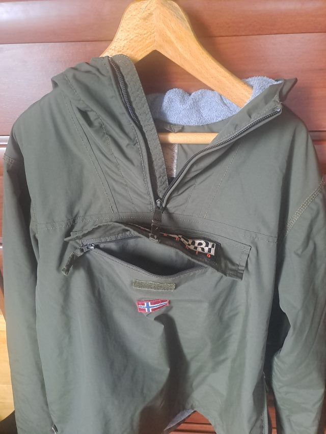 Chamarra Napapijri Talla 12 Verde