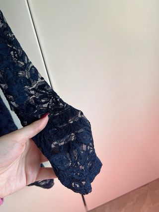 Miss Giada Vestito/Maglia Pizzo Blu