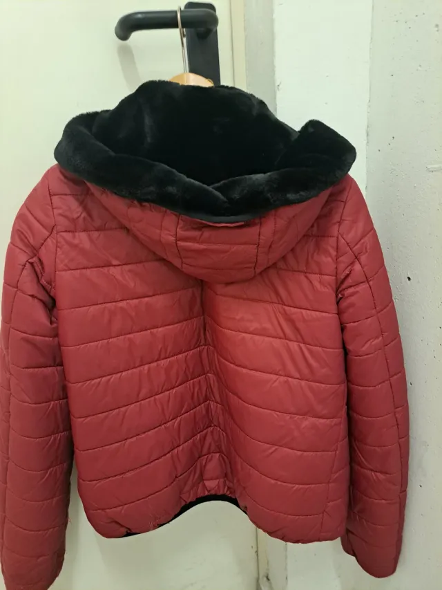 Plumifero mujer corto reversible