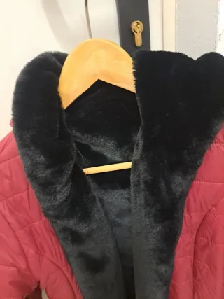 Plumifero mujer corto reversible